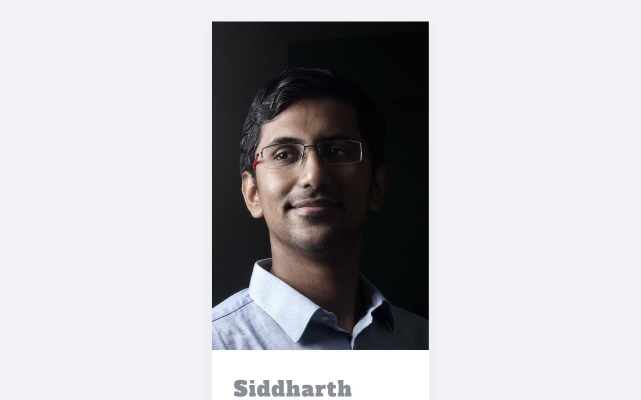 Carrd profile picture for @siddharth